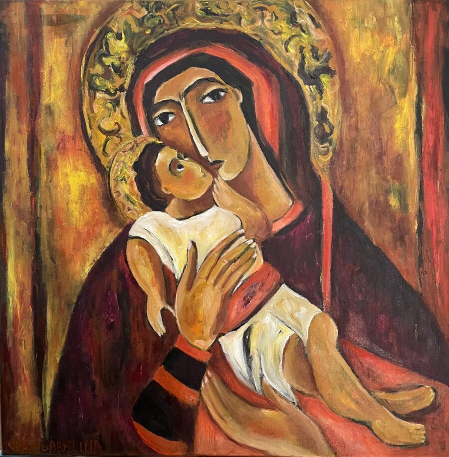 Madonna and Child in White 2024