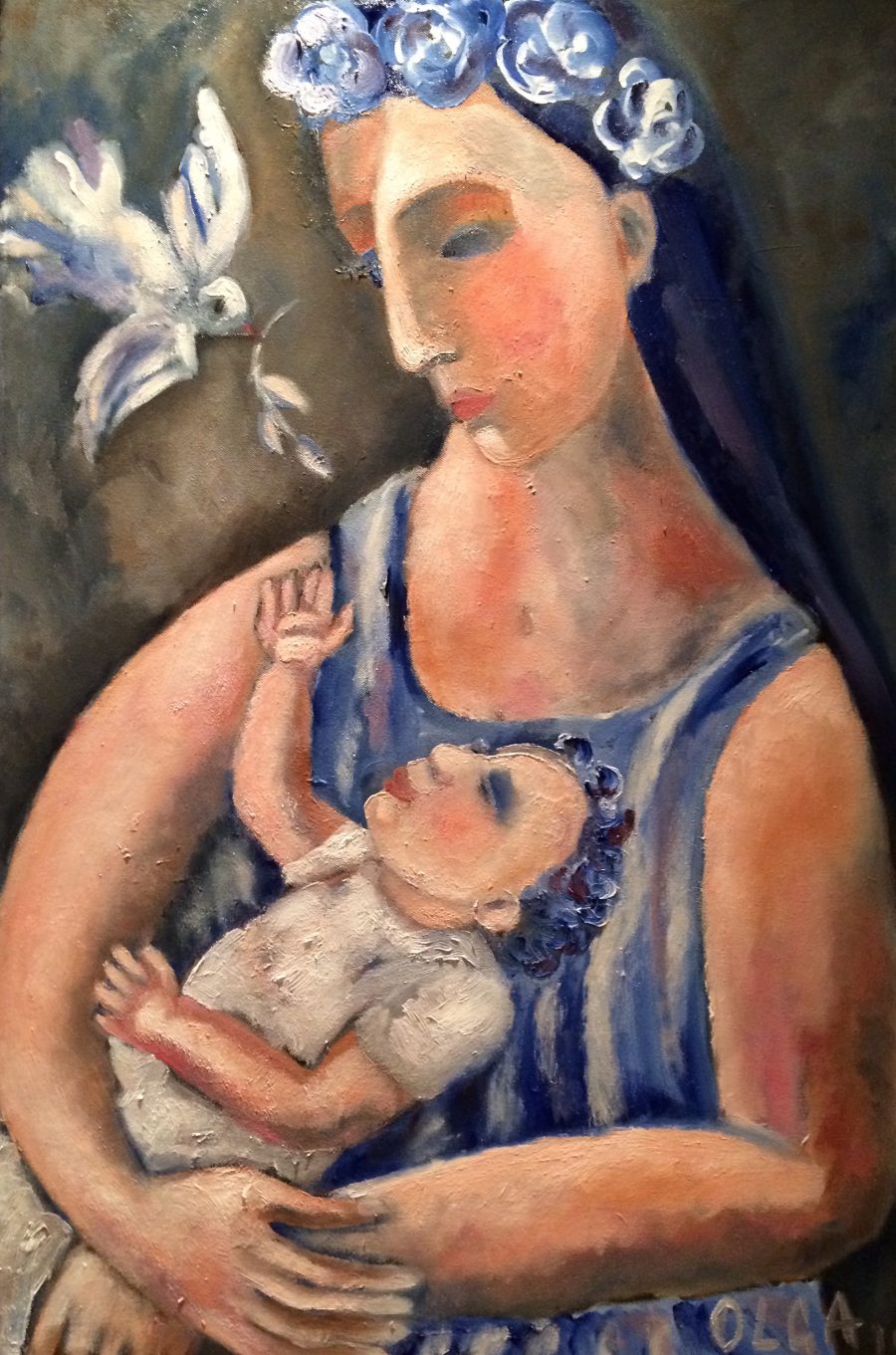 Madonna and child painting | Olga Bakhtina