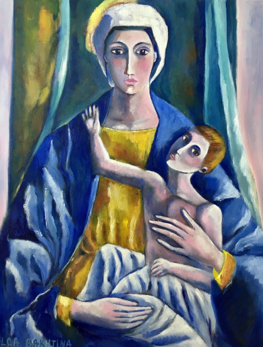 Madonna and Child (Mary and Child) - Olga Bakhtina